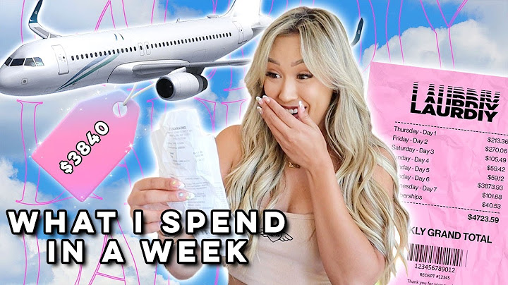 What I Spend In a Week As a 28 Year Old In LA