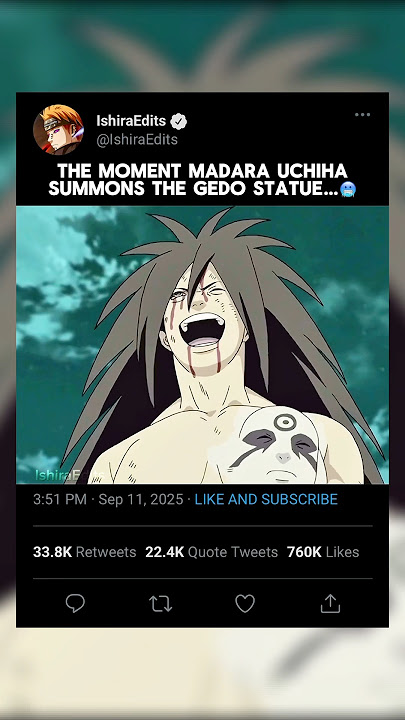 The Moment Madara Uchiha Summons The Gedo Statue…🥶| Madara vs the Tailed Beasts 🔥| Naruto