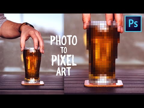 How to Make Pixel Art from Photos - Photoshop Tutorial