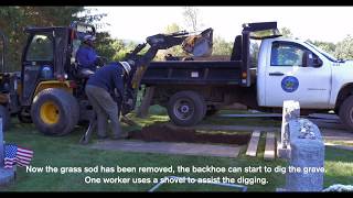 City of Keene NH burial process in municipal cemetery 2019