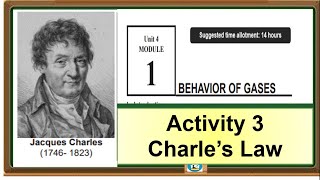 Science 10 Quarter 4 Module 1 Activity 3 - Charles Law
