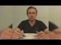 Ryan gosling eats cereal to honor vine maker