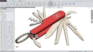 Solidworks tutorial | Sketch Swiss Army Knife in Solidworks