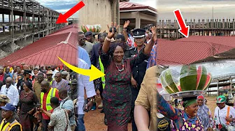 Vice Prez visits & Tours Krofrom Market Abandoned for 18+ Years, Promises Completion Marketers happy
