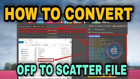 HOW TO CONVERT OFP FILE TO SCATTER FILE EASY 100%