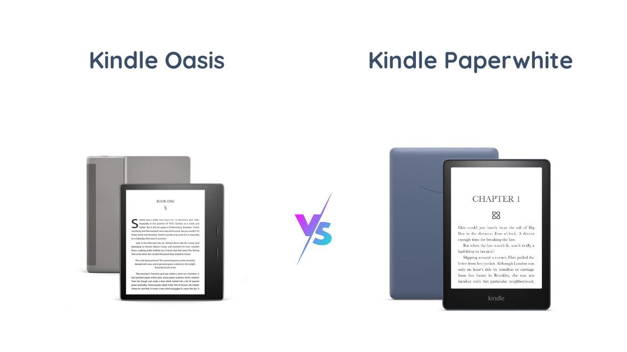 Kindle Oasis vs Kindle Paperwhite (16 GB) Which one to buy? YouTube