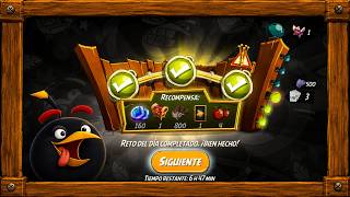 RETO DEL DÍA CON BOMB - ¡Lo logramos fácil! | Angry Birds 2 screenshot 4
