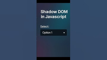 Shadow DOM Secrets in HTML You Never Knew! 😱🔥#html5 #webdev