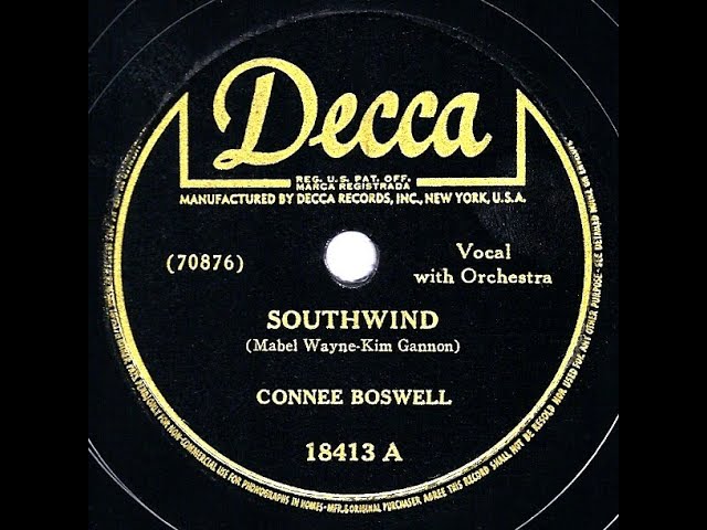 Connee Boswell - South Wind