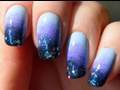 Starry Sky Gradient Nails Tutorial