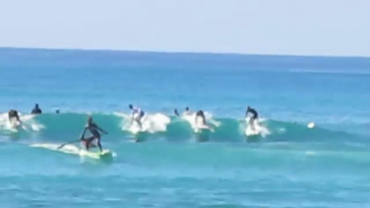 waikiki beach surfer surfing hawaii oahu honolulu 20160107 YouTube