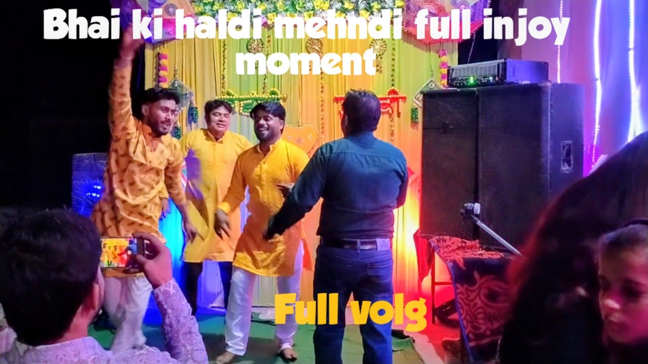 Bhai ki haldi mehndi😍😍 #vlog #vlogging #trending #haldi #love #lifestyle #music #video #videos #yt