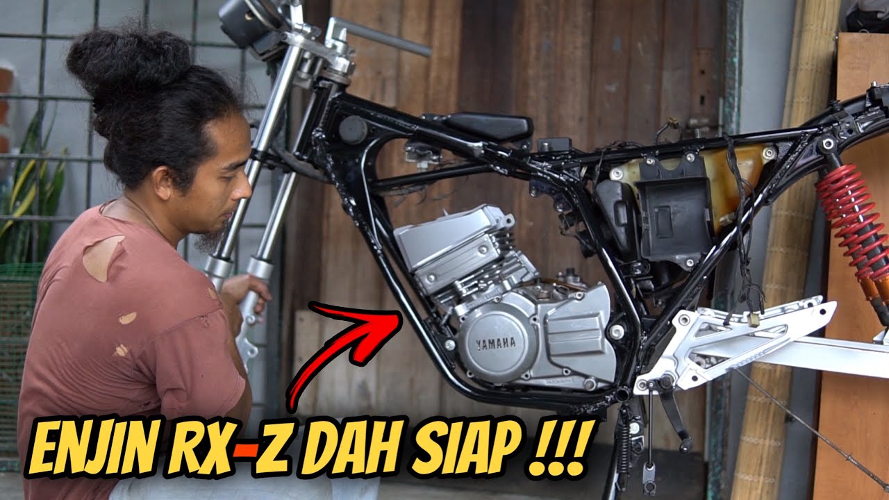 Enjin Rxz Perghhh..Enjin RXZ Dah Siap Cat Semua !!! - YouTube