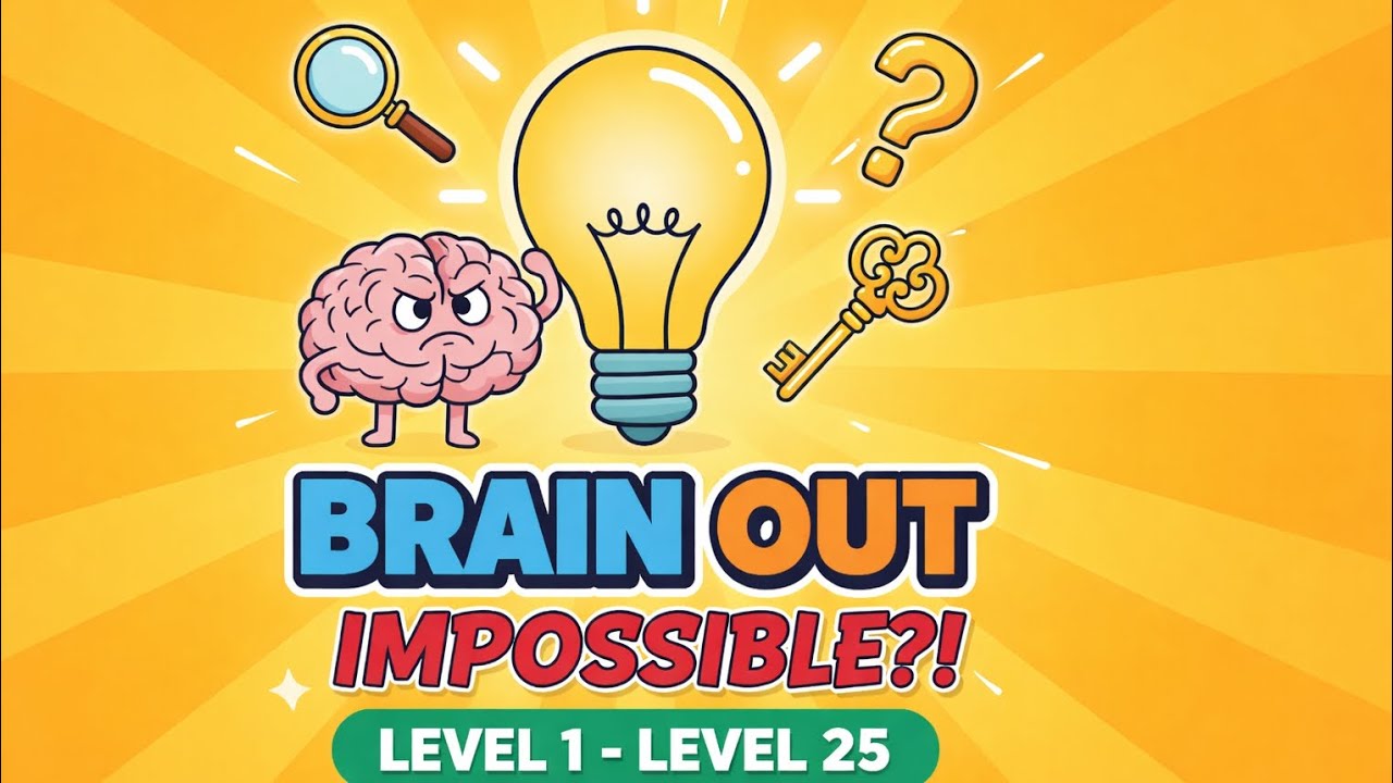 Brain Out Game 🔥 Level 1 to 25 Full Gameplay | IMPOSSIBLE Levels | SKYFALL 360