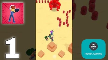 Zombie Rush - Gameplay Part 1 All Levels 1-15 Walkthrough (Android, iOS)