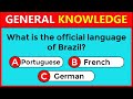 General Knowledge Quiz Trivia | Can You Answer All 30 Questions Correctly?#challenge 50