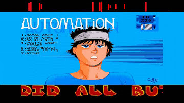 ATARI ST ALL AUTOMATION MENU INTROS PART 09 DISKS 331 TILL 350 CRACKTRO STE