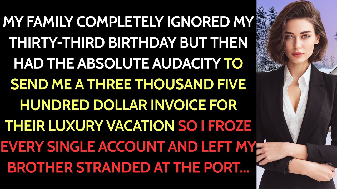 I Was Alone At Bday Brother Invoiced Me $3.5k For Cruise—I Replied “Account Closed” And Blocked Him