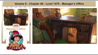 June's Journey - Volume 6 - Chapter 49 - Level 1470 - Manager's Office (Complete Gameplay, in order)