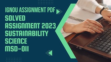MSD 011 Solved Assignment 2023 🔥 💯 || IGNOU MASS || msd-011 #ignou #solvedassignment 2023 #mass