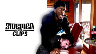 KSI and Callux fight over water...