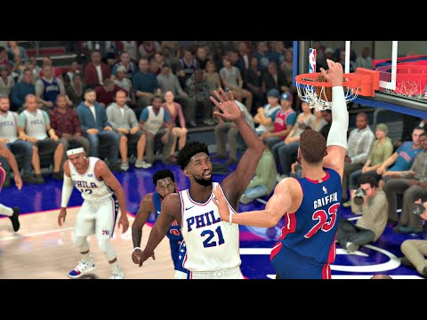 NBA Today Philadelphia 76ers Vs Detroit Pistons NBA 10 15 2019 NBA 2K20 PS4