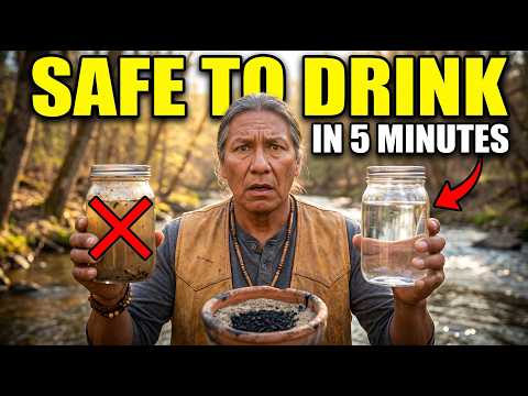 The Native Way to Purify Any Water in Minutes... The $0 Charcoal Trick