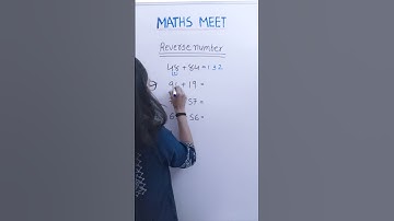 The Reverse Numbers Trick|| Maths Meet || #shorts #mathshorts #mathstrick #youtubeshort #viralshorts