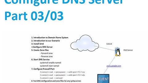 09 CentOS 7 - Linux Training - How to Install and Configure DNS Server in Centos 7 part 03/03