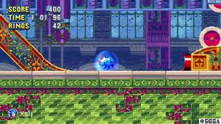 [Former WR] Sonic Mania - Press Garden Act 1 Speedrun (Sonic) - 014875