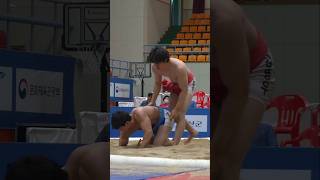 25-06-15 단국대 강병우/ 대구대 이상윤 선수와 단체전 #괴산유기농배전국장사씨름대회