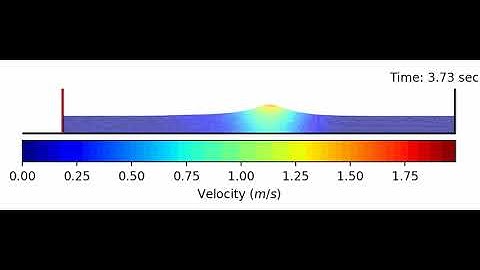 Simulation of solitary wave with Smoothed Particle Hydrodynamics (SPH)