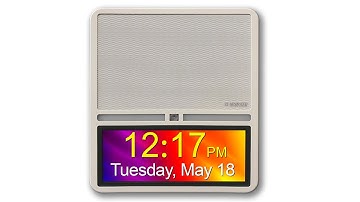 IP Speaker with HD Display (Matte White)
