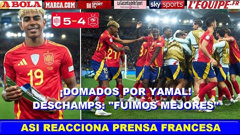 🔥 ASI REACCIONA PRENSA FRANCESA a VICTORIA de ESPAÑA vs FRANCIA LIGA DE NACIONES