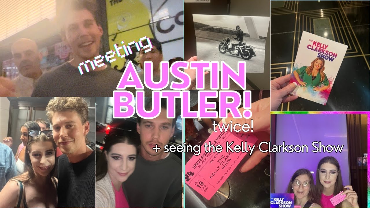 We Met Austin Butler! And we went to the Kelly Clarkson Show 💕🥳🍾 - YouTube