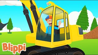 Excavator song | Blippi Songs for Kids! | Kids Learning Songs | Kids Videos