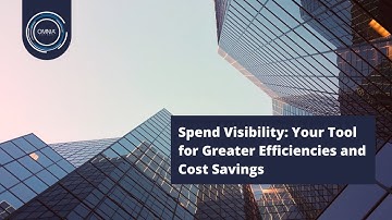 Spend Visibility: Your Tool for Greater Efficiencies and Cost Savings