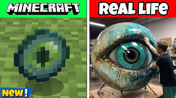 Minecraft animated mobs vs real life! (NO CLICKBAIT)