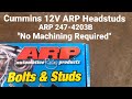 ARP 247-4203B - 12v Cummins replacement head studs saga