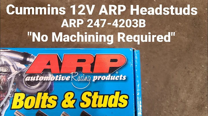 ARP 247-4203B - 12v Cummins replacement head studs saga