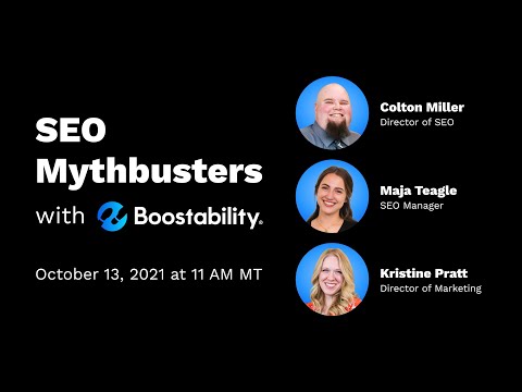 Search Sessions - SEO Mythbusters - video from Boostability