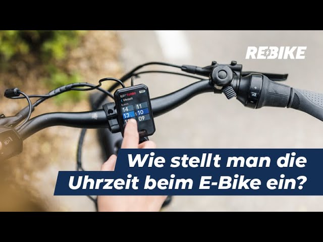 So stellst du die Uhrzeit auf deinem E-Bike Display ein  | Rebike.com -  YouTube