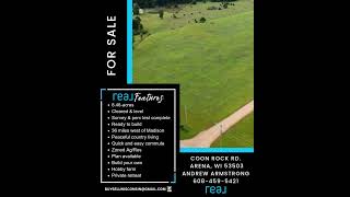 Land Near Madison WI #WisconsinRealEstate #MadisonWI  #AcreageForSale #BuildYourDreamHome