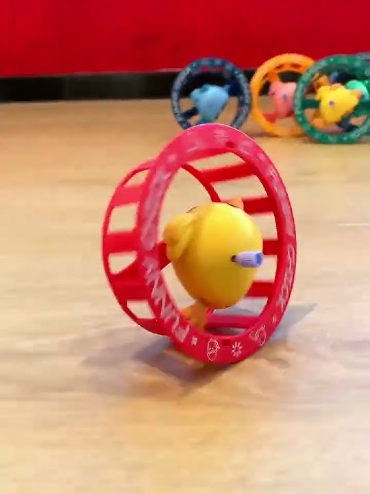 ADKD Funny Roller Chick Clockwork Toy - 360° Spinning & Rolling Wind-Up Toy for Kid