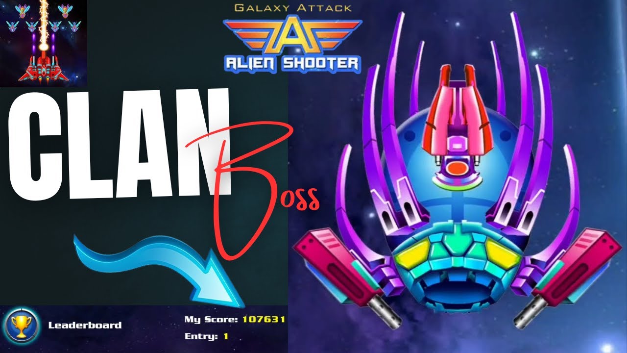 How to Farm 1000 Clan Points in Galaxy Attack: Alien Shooter (Clan Boss Guide) - YouTube