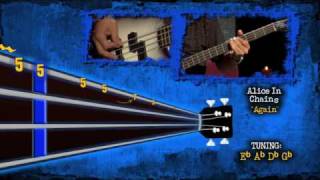 Mike Inez of Alice In Chains: &quot;Again&quot; Animated Bass Tablature