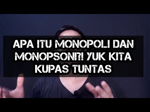 Video: Mengapa pemerintah menciptakan monopoli?