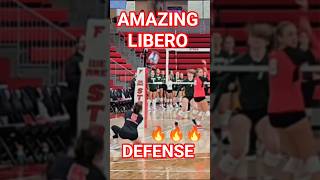Elite Libero Defense 🔥 D1 Volleyball  #libero #dmoon #delaneymoon #d1athlete