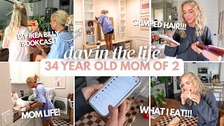 SPEND THE DAY WITH ME! toddler struggles, ikea billy bookcase hack, what I eat + lose it app review