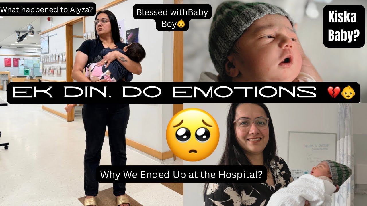 От переживаний по поводу врача до улыбок новорожденного | Видеоблог о семейном дне.